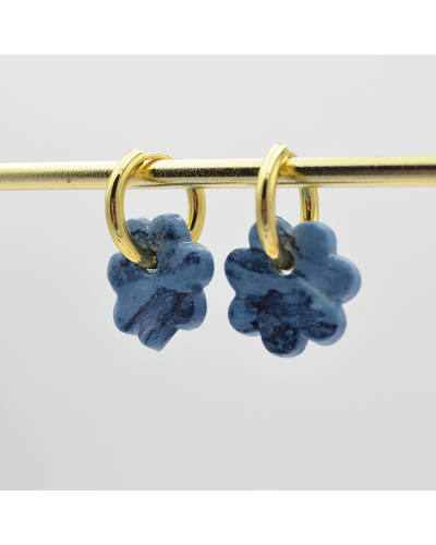 Créoles Pastel - Fleur