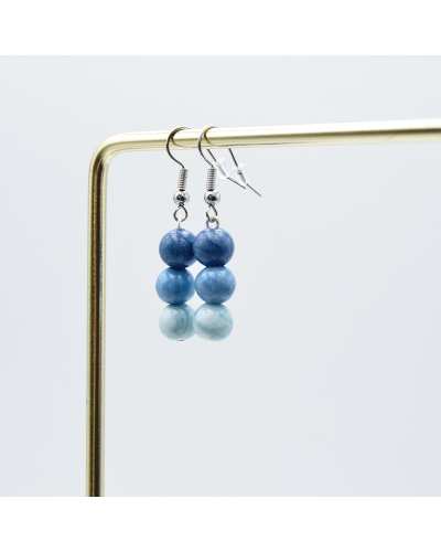 Boucles d'oreilles - Planète Bleue
