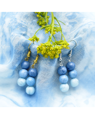 Boucles d'oreilles - Planète Bleue