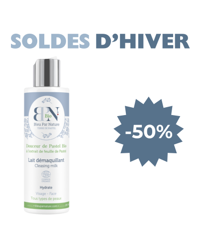 Lait démaquillant "douceur de pastel bio" soldes