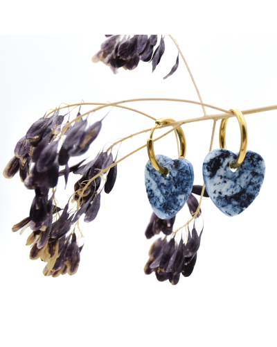 Créoles Pastel - Coeur (édition Saint-Valentin)